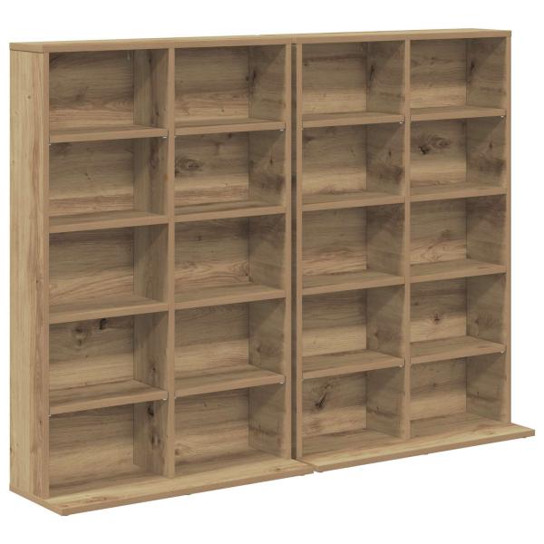 CD Regal 2 Stk. Artisan-Eiche 65 x 23,5 x 97,5 cm Holzwerkstoff
