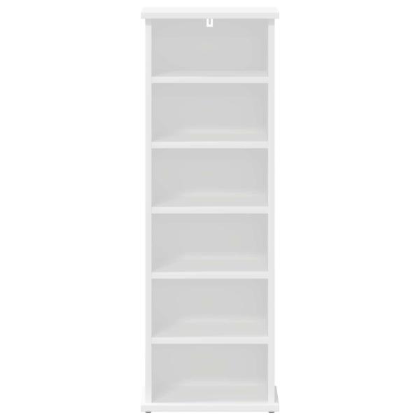 CD Regal Weiß 60 x 17 x 92 cm Holzwerkstoff