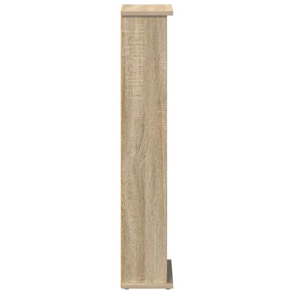 CD Regal Sonoma-Eiche 60 x 17 x 92 cm Holzwerkstoff
