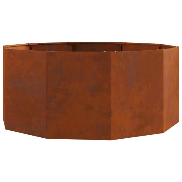 Pflanzkübel Rostig 120 x 120 x 50 cm Wetterfeststahl