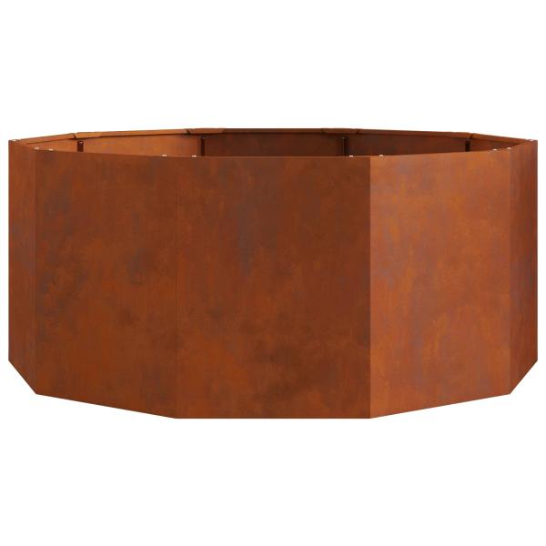 Pflanzkübel Rostig 120 x 120 x 50 cm Wetterfeststahl