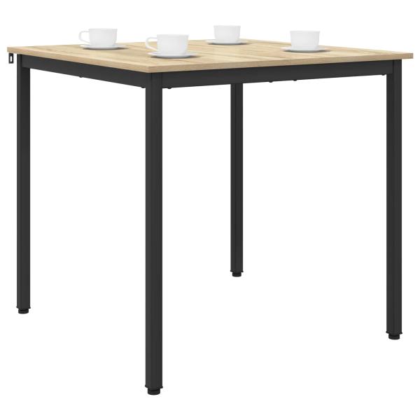 Esstische 80 x 80 x 75 cm Holzwerkstoff Sonoma-Eiche