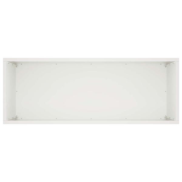 Garten-Pflanzgefäß Weiß 80 x 30 x 50 cm Kaltgewalzter Stahl