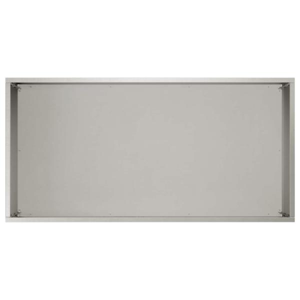 Garten-Pflanzgefäß 2 stk. Silber 60 x 30 x 40 cm Edelstahl