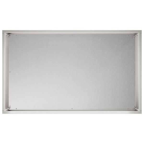 Garten-Pflanzgefäß 2 stk. Silber 50 x 30 x 40 cm Edelstahl