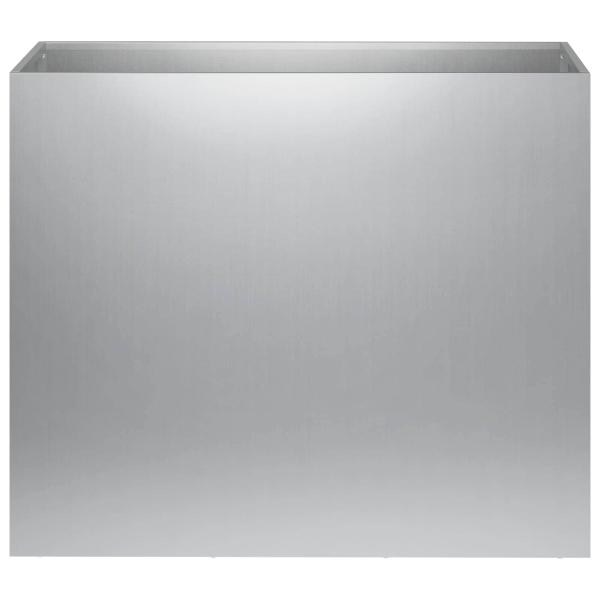 Garten-Pflanzgef?? Silber 60 x 30 x 50 cm Verzinkter Stahl