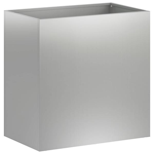 Garten-Pflanzgefäß 2 stk. Silber 50 x 30 x 40 cm