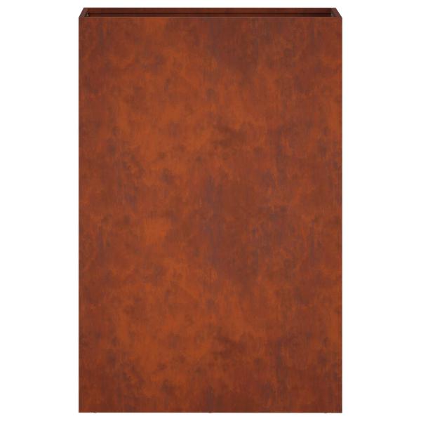 Garten-Pflanzgefäß Rostoptik 50 x 20 x 75 cm Wetterfeststahl
