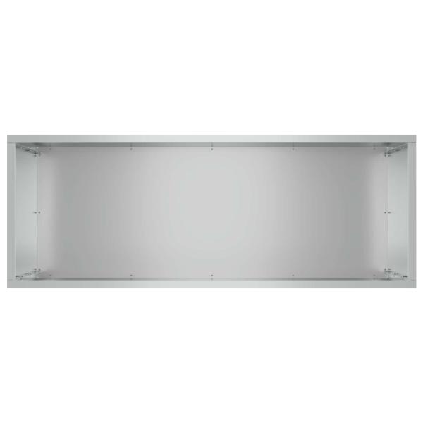 Garten-Pflanzgefäß 2 stk. Silber 80 x 40 x 50 cm