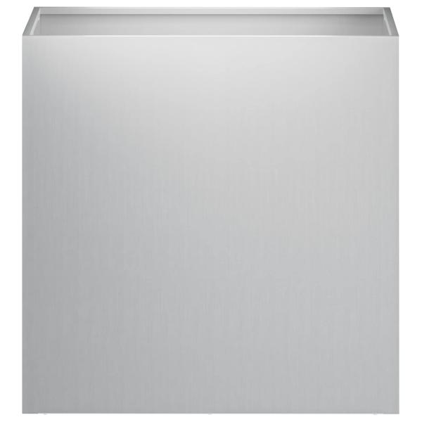 Garten-Pflanzgefäß Silber 50 x 30 x 50 cm Verzinkter Stahl