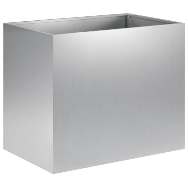 Garten-Pflanzgefäß Silber 60 x 40 x 50 cm Verzinkter Stahl