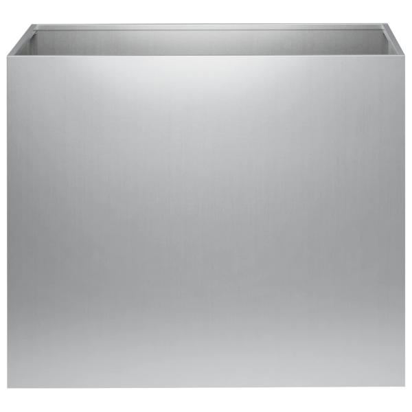 Garten-Pflanzgefäß 2 stk. Silber 50 x 40 x 50 cm