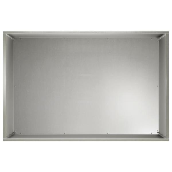 Garten-Pflanzgefäß 2 stk. Silber 50 x 40 x 50 cm Edelstahl