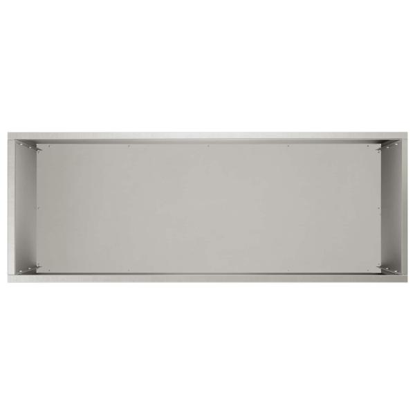 Garten-Pflanzgefäß 2 stk. Silber 80 x 30 x 50 cm Edelstahl