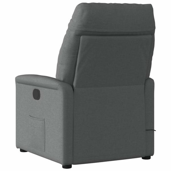 Relaxsessel Elektrisch Dunkelgrau Stoff