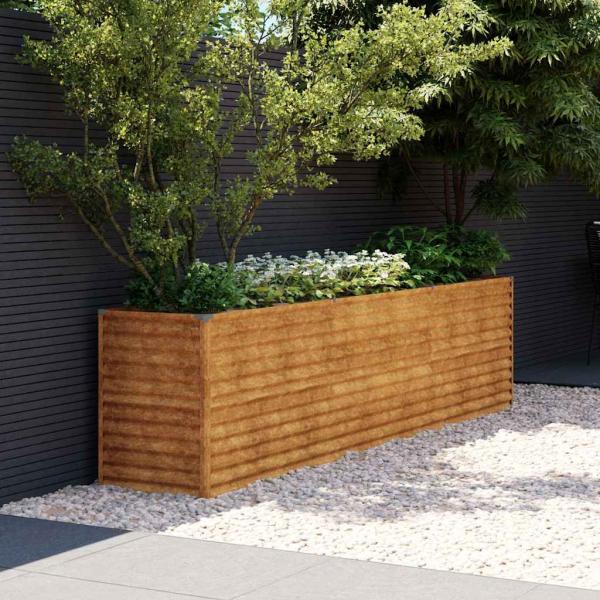 ARDEBO.de - Garten-Hochbeet 291 x 50 x 69 cm Cortenstahl