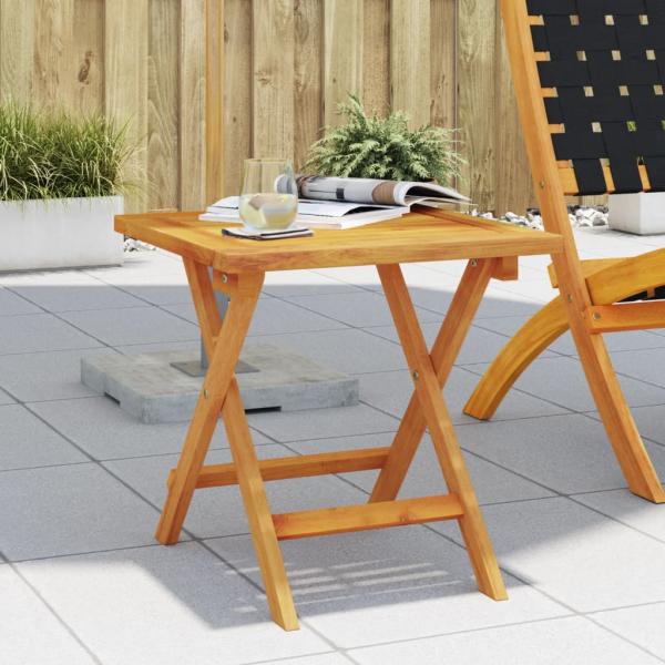 ARDEBO.de - Garten-Beistelltisch 40x40x40 cm Massivholz Akazie