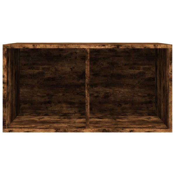 Schallplatten-Box Räuchereiche 71x34x36 cm Holzwerkstoff