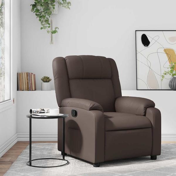 ARDEBO.de - Relaxsessel Braun Kunstleder