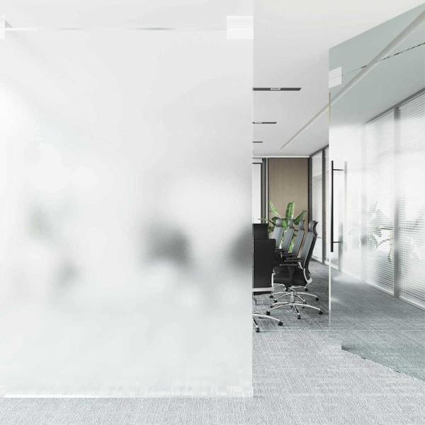 Selbstklebende Fensterfolie Frostiges Weiß 90 x 1000 cm PVC
