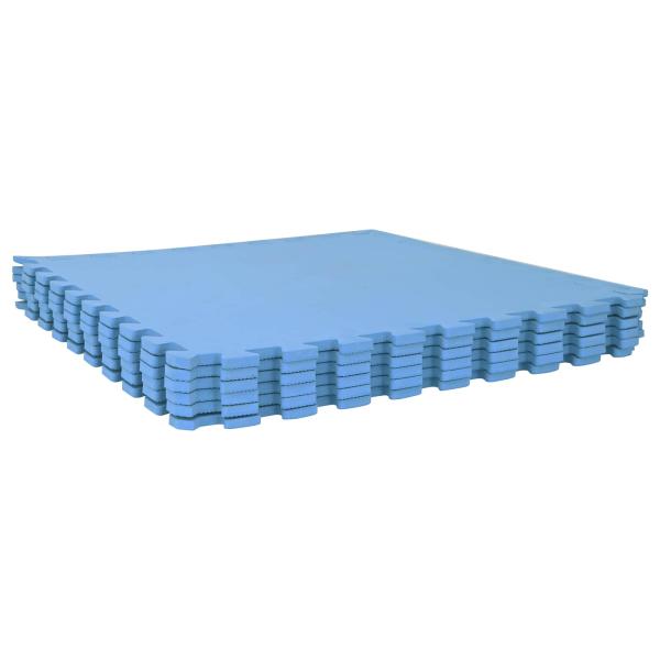 Pool Bodenschutzmatte 50 stk. Blau 18 m² EVA-Schaum