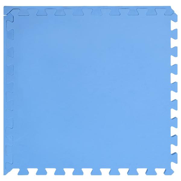 Pool Bodenschutzmatte 50 stk. Blau 18 m² EVA-Schaum