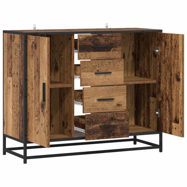 Sideboard Altholz 92 x 35 x 76 cm Holzwerkstoff