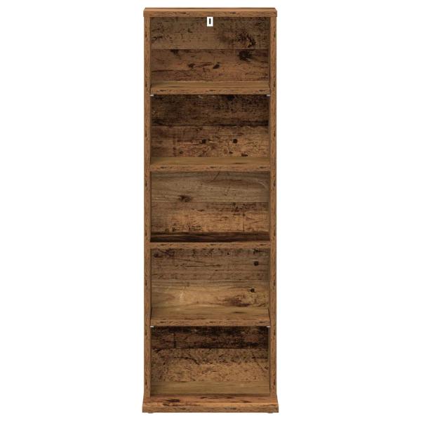 CD Regal Altholz 33 x 23,5 x 97,5 cm Holzwerkstoff