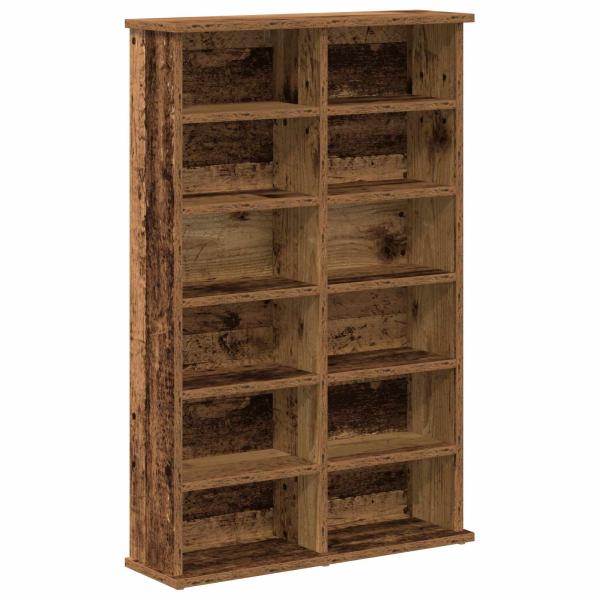 CD Regal Altholz 60 x 17 x 92 cm Holzwerkstoff