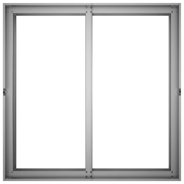 Garten-Pflanzgefäß Silber 80 x 80 x 60 cm Verzinkter Stahl