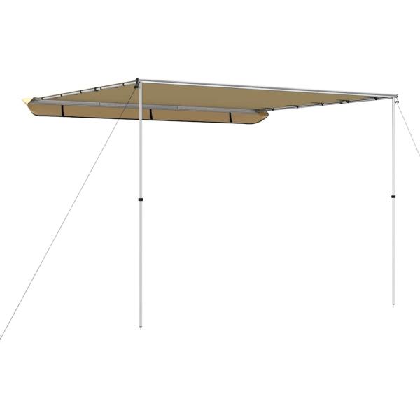 Wohnwagen-Markise 3,6x2,5x2,15 m Beige