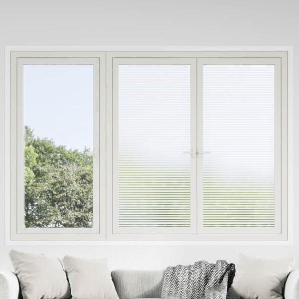 ARDEBO.de - Fensterfolien Matt Streifen-Design PVC