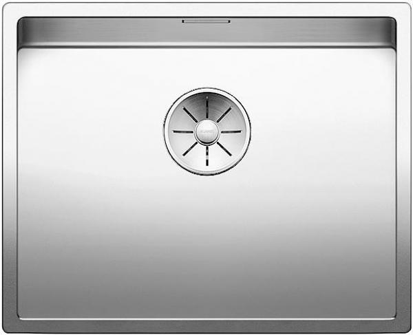 ARDEBO.de Blanco Claron 500-U Edelstahlspüle ohne Ablauffernbedienung, Edelstahl Seidenglanz (521577)