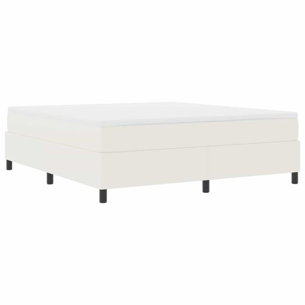 Plattformbettgestell Creme 180 x 200 cm Cordstoff