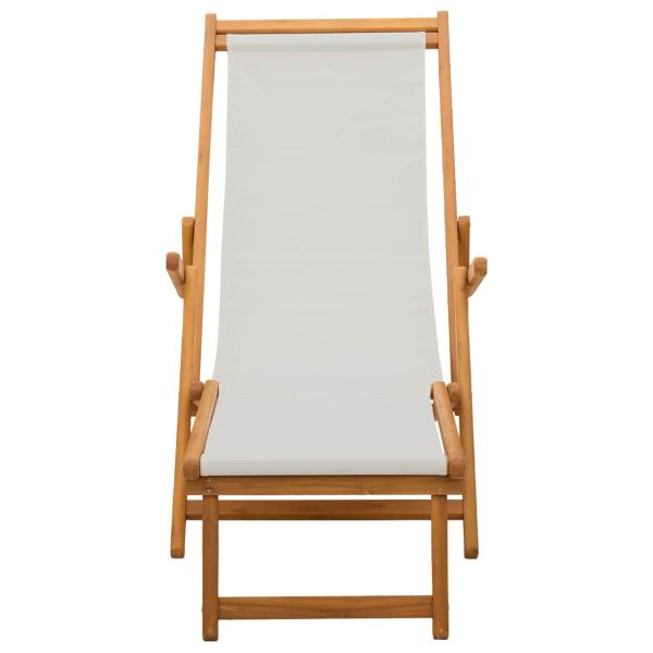Klappbare Sonnenliege 2 pcs 3 Position Massives Eukalyptus Holz