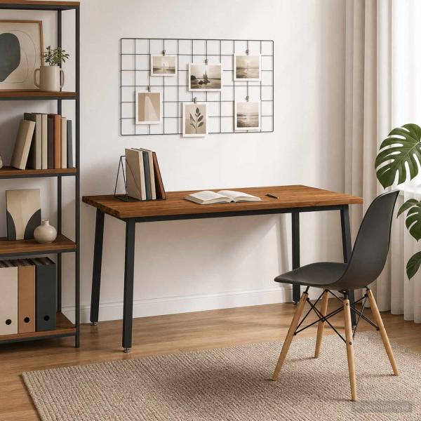 ARDEBO.de - Quadratischer Esstisch 160 x 70 x 75 cm Massivholz Akazie Natur