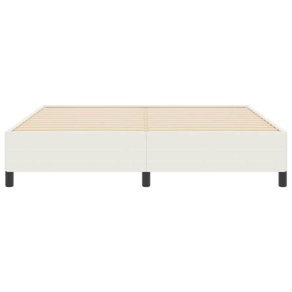 Boxspringbett Creme 180 x 200 cm Cordstoff