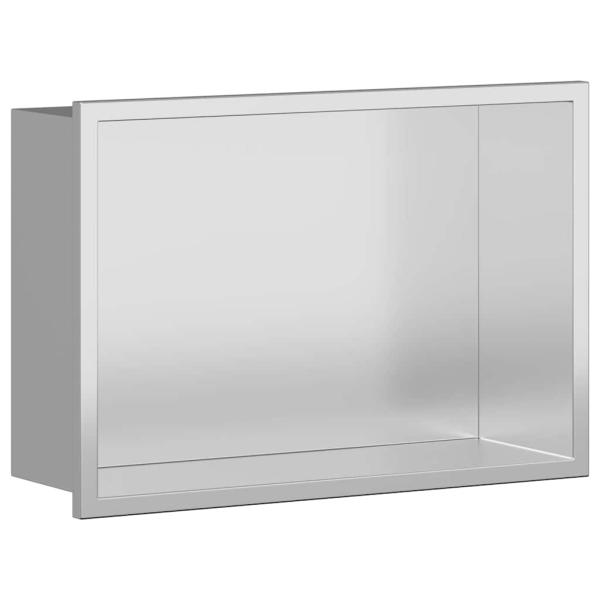 Duschnische Silber 30 x 20 x 9,5 cm Edelstahl