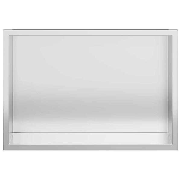 Duschnische Silber 30 x 20 x 9,5 cm Edelstahl