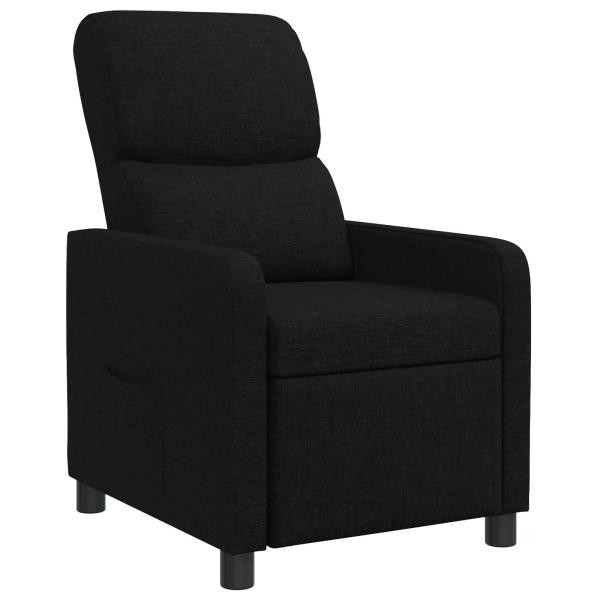 Liegesessel Schwarz Polyester