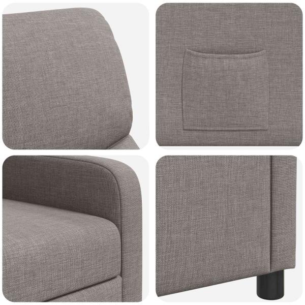Liegesessel Taupe