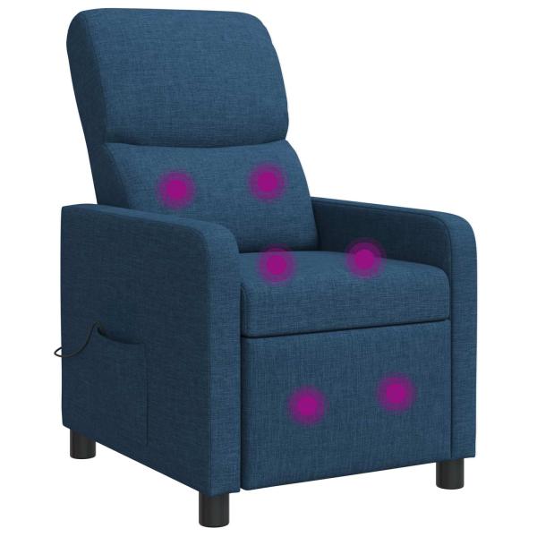 Liegesessel Blau Stoff