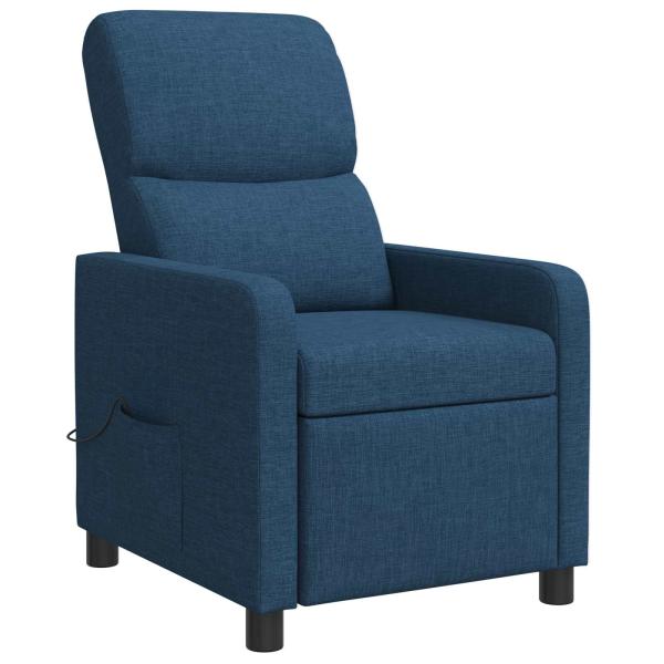 Liegesessel Blau Stoff