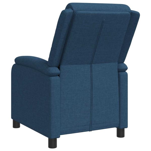Liegesessel Blau Stoff