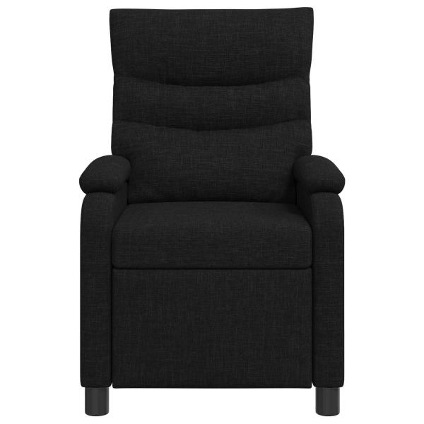 Liegesessel Schwarz Stoff