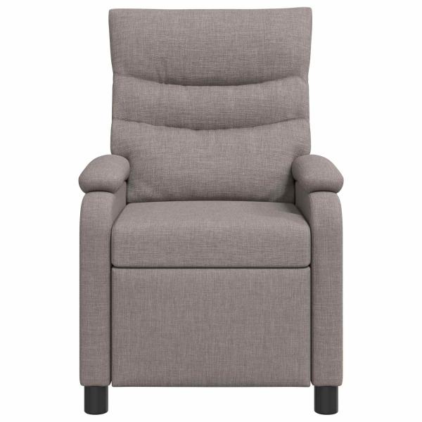 Liegesessel Taupe Stoff