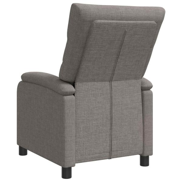 Liegesessel Taupe Stoff