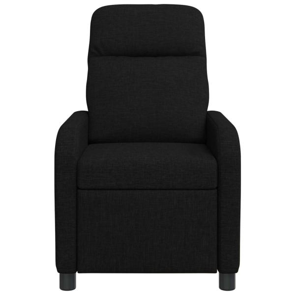 Liegesessel Schwarz Stoff