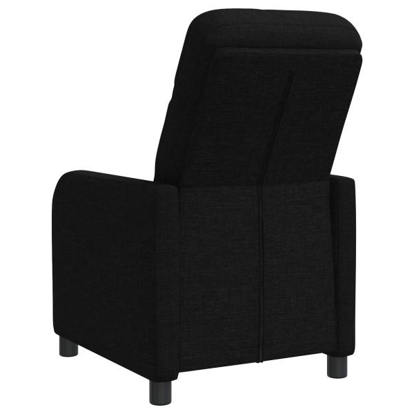 Liegesessel Schwarz Stoff