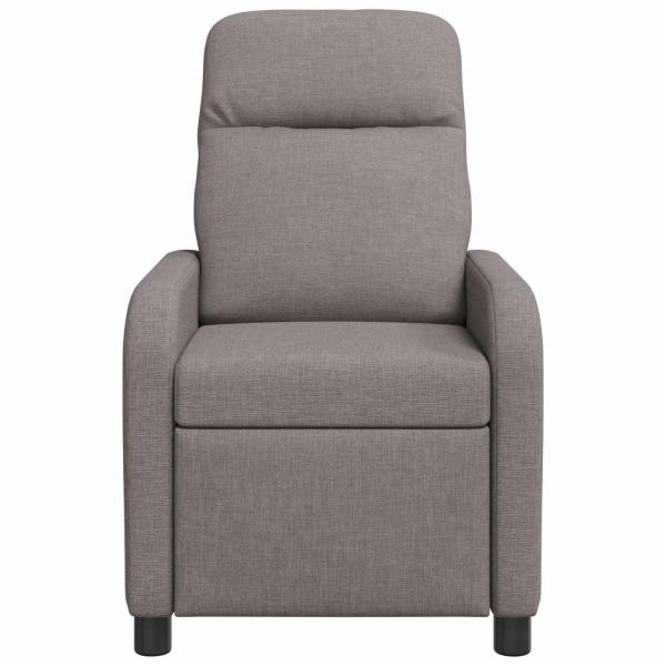 Liegesessel Taupe Stoff